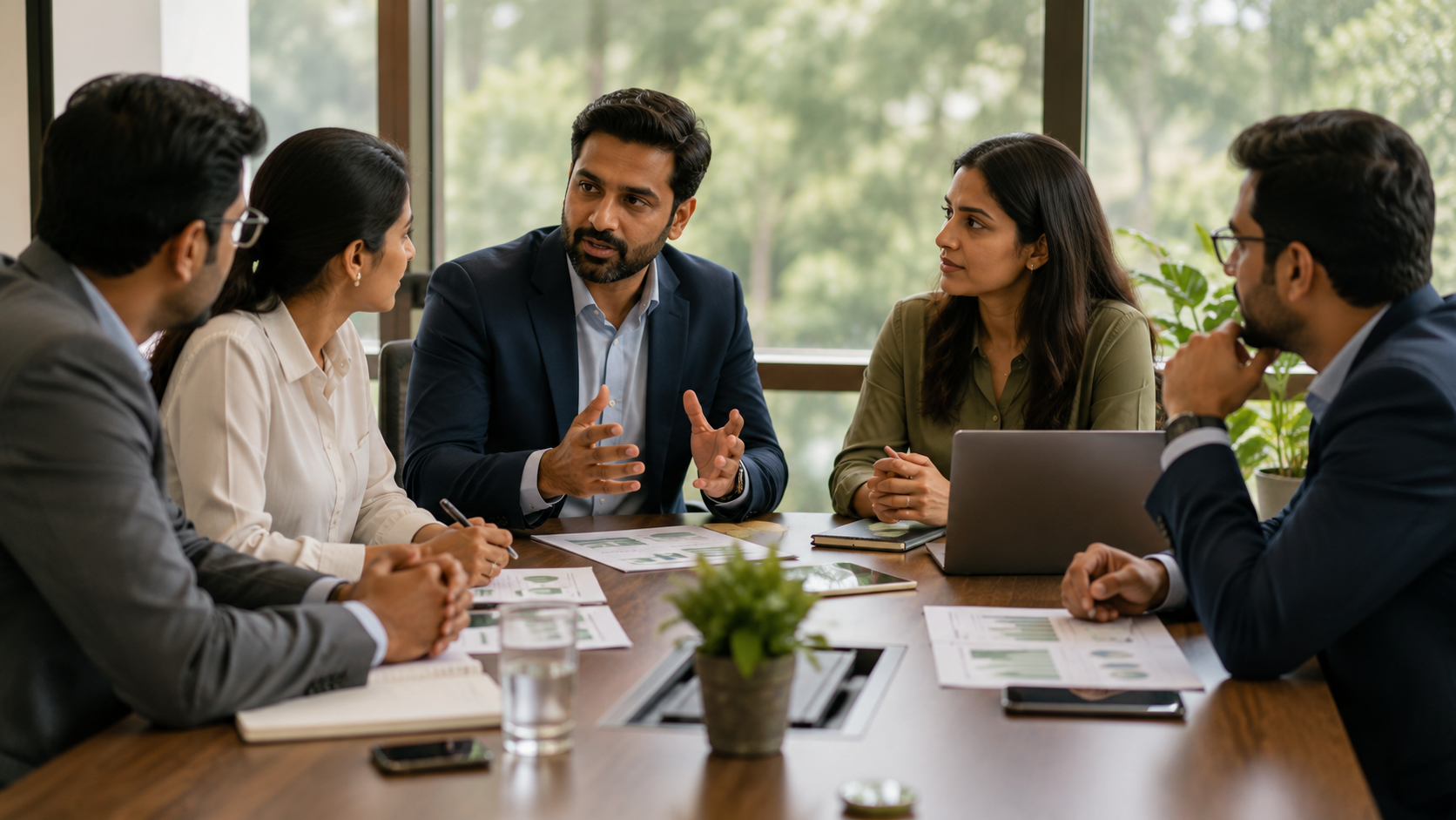 Corporate CSR discussion meeting