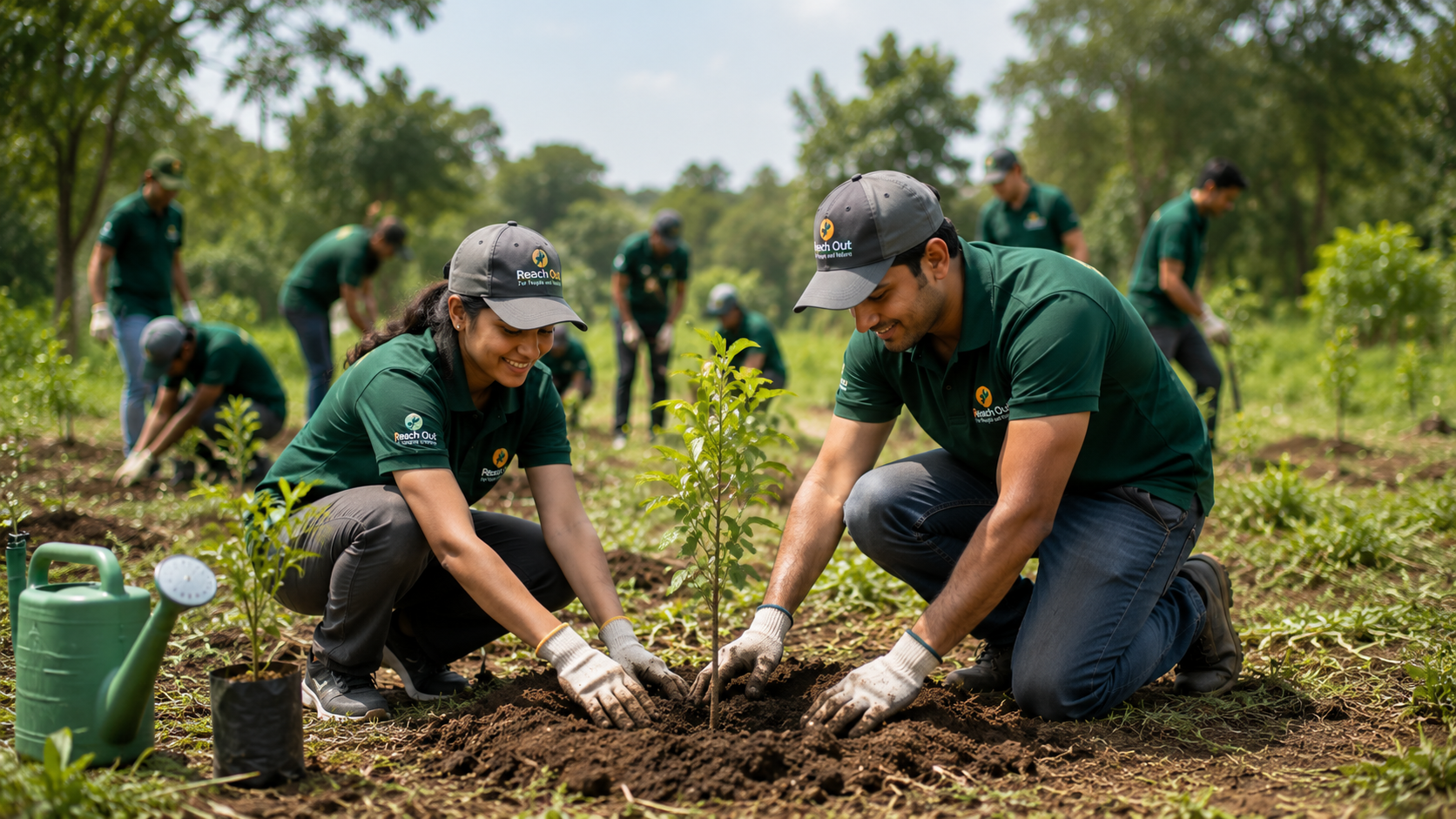 CSR plantation project execution
