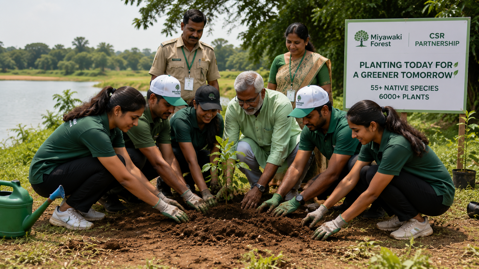Plantation drive conducted with community participation